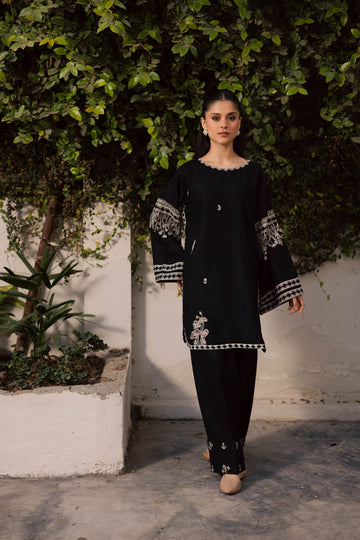 2PC Summer Embroidered Dress-1176