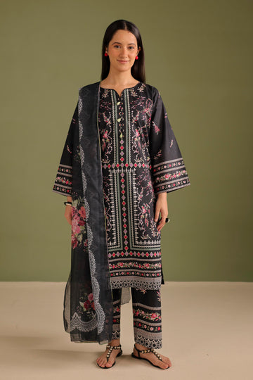 3PC Printed Lawn Suit - 42679