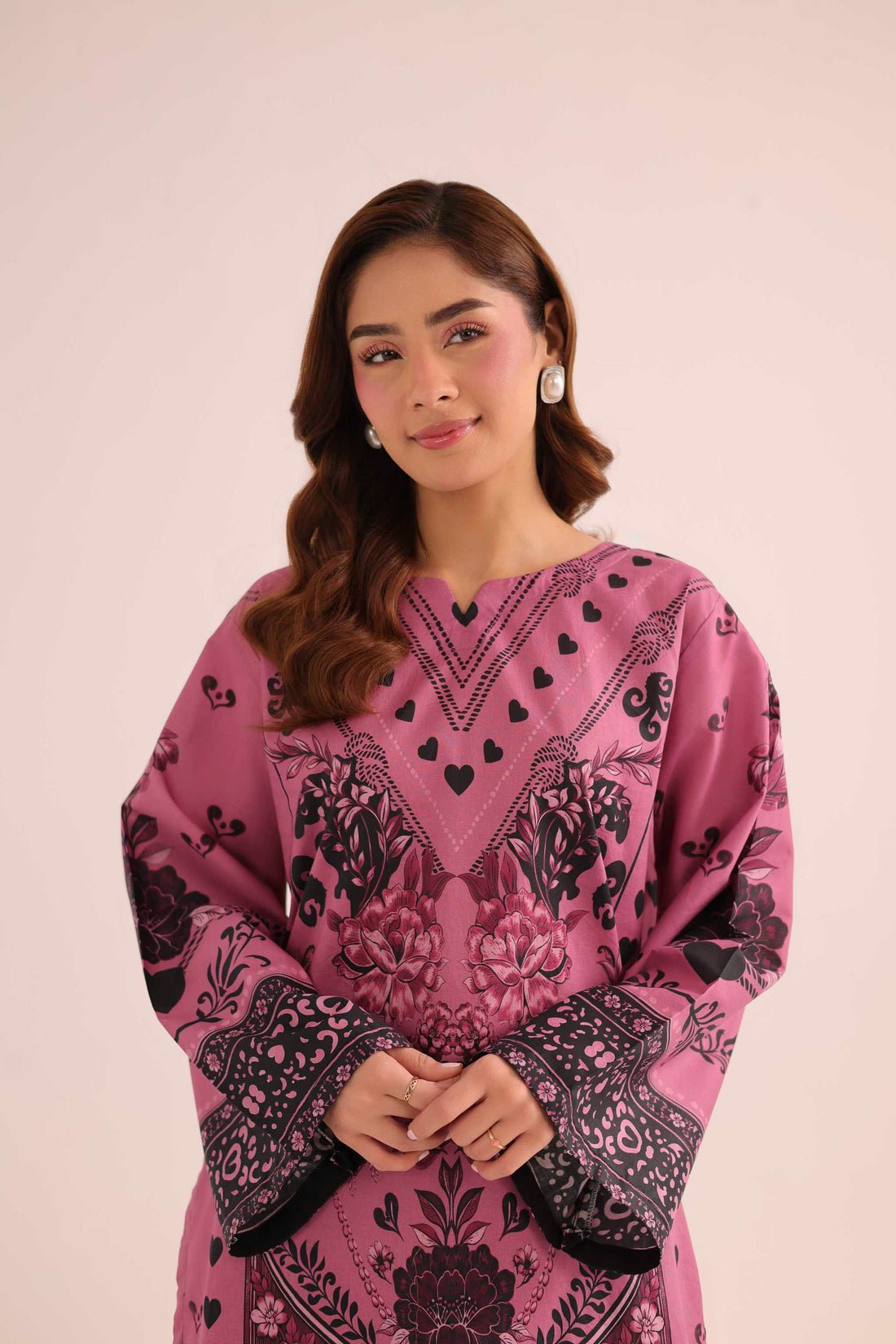 1PC Printed Lawn Kurta - PRT L43298