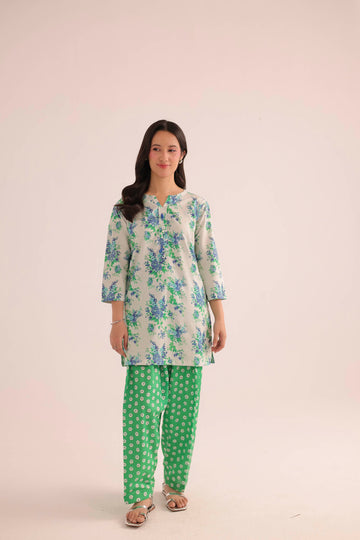 2PC Summer Lawn Dress- PRT L42972
