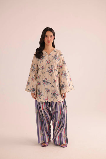 2PC Summer Lawn Dress- PRT L42198