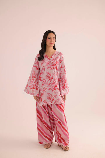 2PC Summer Lawn Dress- PRT L42187
