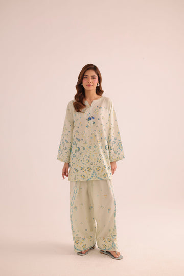 2PC Summer Lawn Dress- PRT L42950