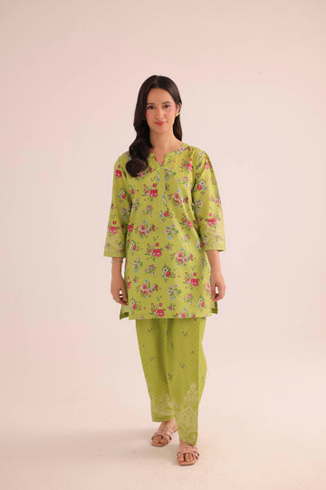 2PC Summer Lawn Dress- PRT L42960