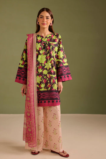 3PC Printed Lawn Suit - 42720