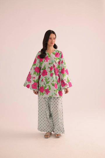 2PC Summer Lawn Dress- PRT L42203
