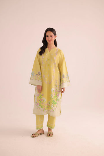2PC Summer Lawn Dress- PRT L42725