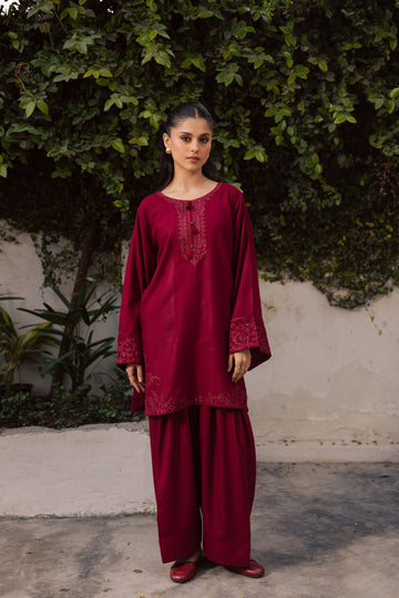 2PC Summer Embroidered Dress-1181