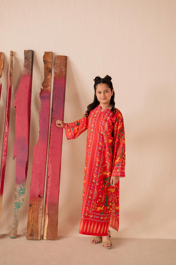 KF03-Kids Summer Kaftan