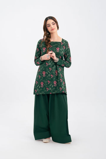 2PC Summer Embroidered Dress - 1233