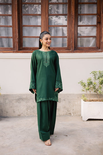 2PC Summer Embroidered Dress-1182