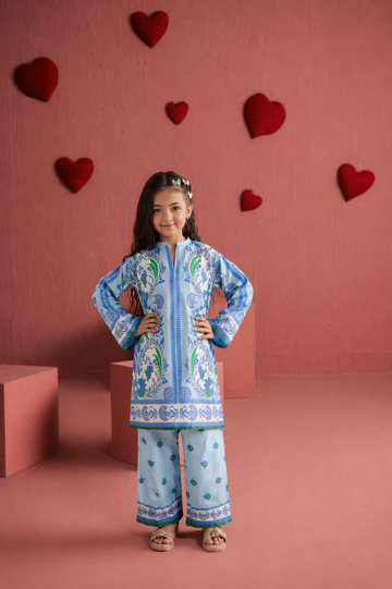 Kids 2PC Summer Dress-FS93