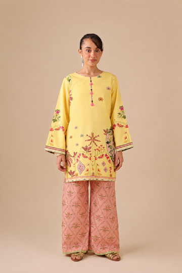 2PC Summer Lawn Dress - 44252