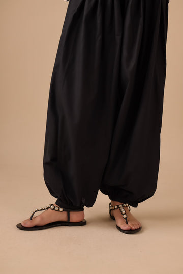 Basic Black Balloon Shalwar