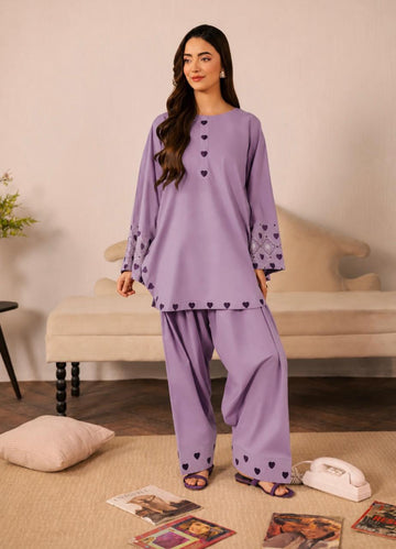 2PC Summer Embroidered Dress - 1335